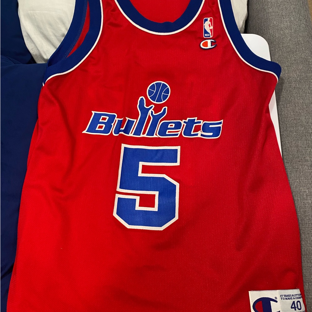 Vintage Washington Bullets Juwan Howard jersey